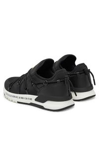 Versace Jeans Couture Sneakersy 78YA3SA6 Czarny. Kolor: czarny. Materiał: materiał