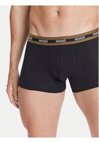 Hugo - HUGO Komplet 3 par bokserek 50492375 Czarny. Kolor: czarny. Materiał: bawełna