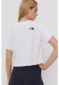 The North Face T-shirt bawełniany kolor biały NF0A4SY9FN41-FN41. Kolor: biały. Materiał: bawełna #4