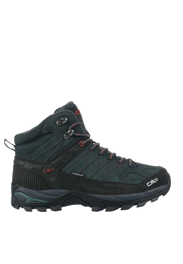 CMP - Rigel Mid Trekking Shoes Wp. Kolor: czarny, zielony, wielokolorowy. Sport: turystyka piesza