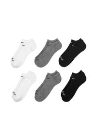 Nike - Amortyzowane Skarpety Codzienne Dla Dorosłych Unisex (zestaw 6 Sztuk). Kolor: biały. Sport: turystyka piesza
