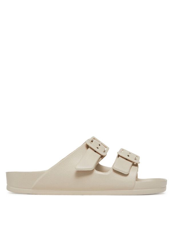 Klapki ONLY Shoes. Kolor: beżowy