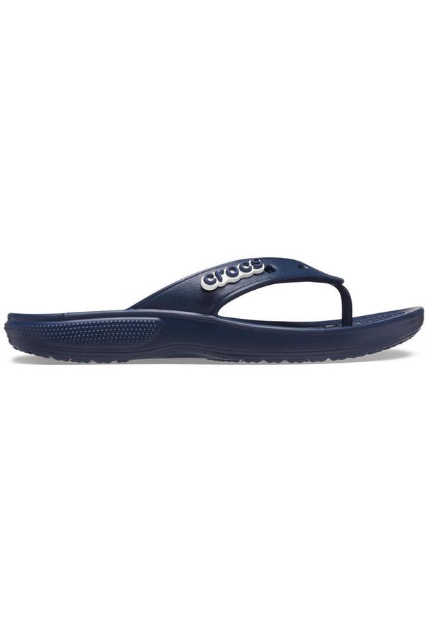 Japonki unisex Crocs Navy Classic Flip. Kolor: niebieski. Materiał: syntetyk, materiał