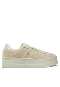 Sneakersy Tommy Jeans. Kolor: beżowy #1