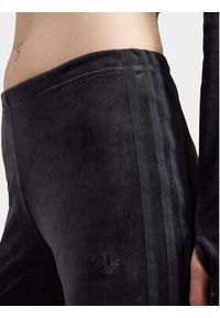 Adidas - adidas Spodnie materiałowe Crushed Velvet IT9661 Czarny Slim Fit. Kolor: czarny. Materiał: syntetyk #5