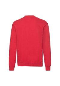 FRUIT OF THE LOOM - Klasyczna Bluza Rozpinana Unisex Dla Dorosłych. Kolor: czerwony