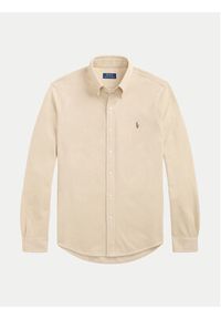 Polo Ralph Lauren Koszula 710P03967502 Beżowy jasny Slim Fit. Typ kołnierza: polo. Kolor: beżowy. Materiał: bawełna #6