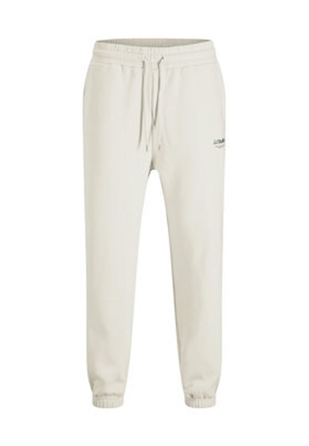 Jack & Jones Dres Soho 12288673 Beżowy Relaxed Fit. Kolor: beżowy. Materiał: bawełna