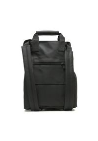 Rains Torba Texel Tote Backpack W3 14240 Czarny. Kolor: czarny. Materiał: materiał #2