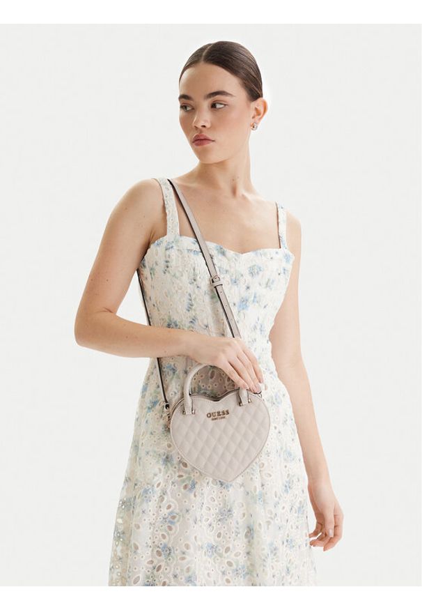 Guess Torebka HWQG98 94770 Biały. Kolor: biały. Materiał: skórzane