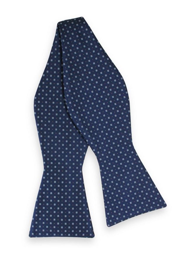 Niebieska muszka EM Men's Accessories elegancka