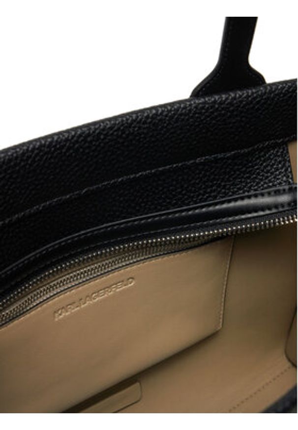 Karl Lagerfeld - KARL LAGERFELD Torebka A1W30042 Czarny. Kolor: czarny. Materiał: skórzane