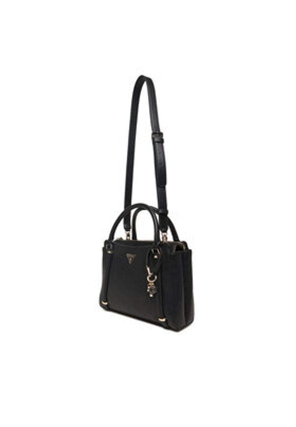 Guess Torebka Daryna II HWVG72 08060 Czarny. Kolor: czarny. Materiał: skórzane