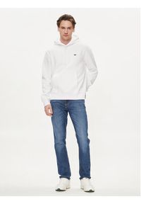 Lacoste Bluza SH9623 Biały Regular Fit. Kolor: biały. Materiał: bawełna #3