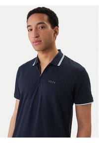 Jack & Jones Polo Fusion 12289953 Niebieski Regular Fit. Typ kołnierza: polo. Kolor: niebieski. Materiał: bawełna #4