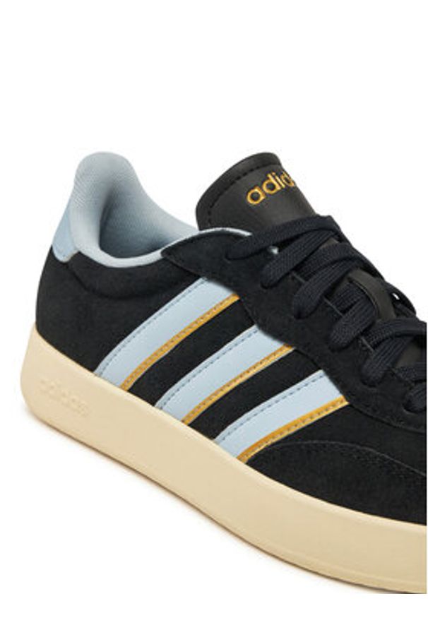 Adidas - adidas Sneakersy Barreda JP7108 Czarny. Kolor: czarny. Materiał: zamsz, skóra