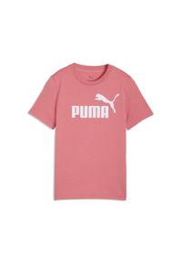 Puma - Młodzieżowa koszulka ESS z logo No. 1 PUMA. Kolor: różowy. Materiał: bawełna. Sport: joga i pilates #1