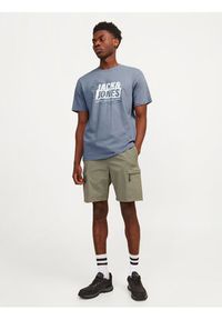 Jack & Jones - Jack&Jones T-Shirt Map 12257908 Niebieski Regular Fit. Kolor: niebieski. Materiał: bawełna #3