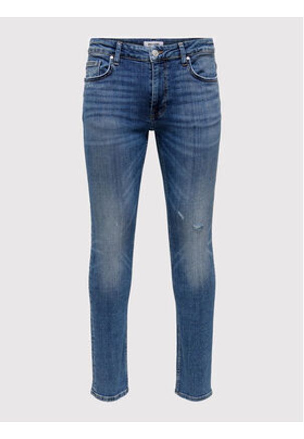 Only & Sons Jeansy Loom 22023292 Niebieski Slim Fit. Kolor: niebieski