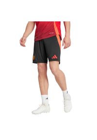 Adidas - Szorty domowe Manchester United 2024/25. Kolor: czarny. Materiał: materiał. Sport: piłka nożna