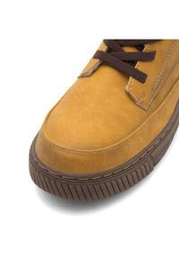 Mustang Trzewiki 1436-604 Żółty. Kolor: żółty. Materiał: skóra #4