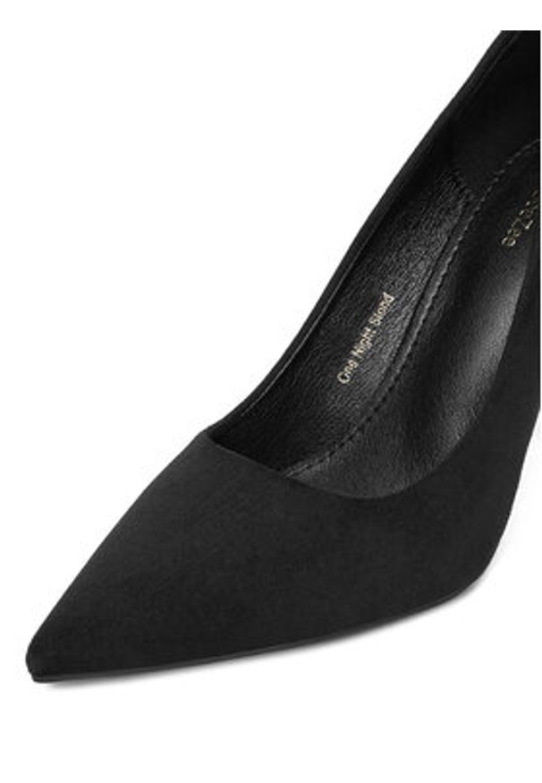 DeeZee Szpilki DBC-37237-1 Czarny. Kolor: czarny. Materiał: materiał. Obcas: na szpilce