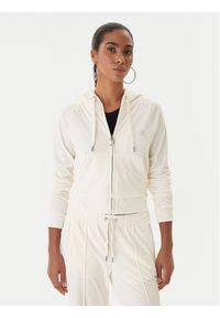Juicy Couture Bluza Madison JCWAS225306 Beżowy Slim Fit. Kolor: beżowy. Materiał: syntetyk #1
