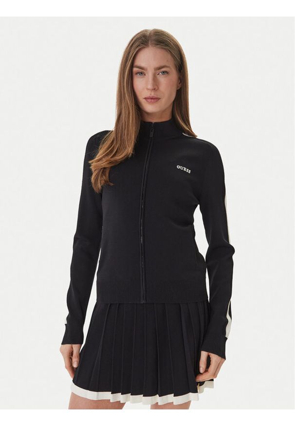 Guess Kardigan V6GR12 Z0752 Czarny Regular Fit. Kolor: czarny. Materiał: syntetyk