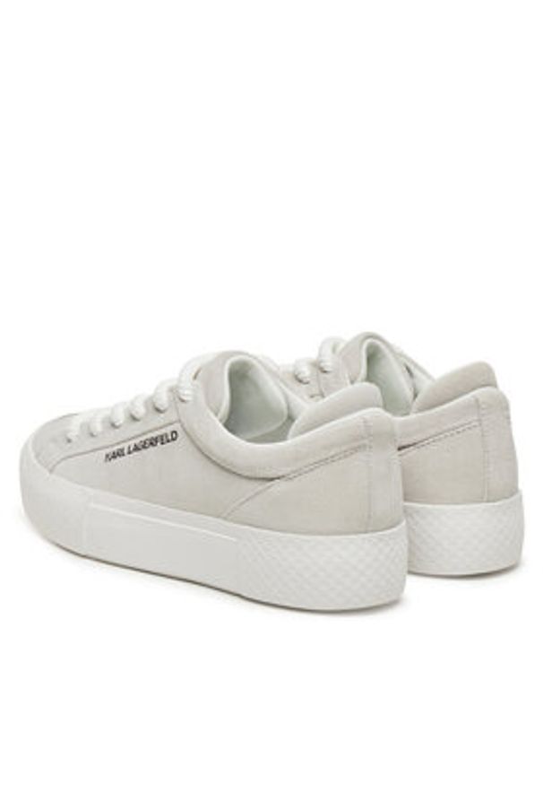 Karl Lagerfeld - KARL LAGERFELD Sneakersy KL50722 Szary. Kolor: szary. Materiał: zamsz, skóra