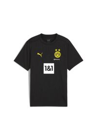 Puma - Młodzieżowa koszulka Borussia Dortmund PUMA Black Faster Yellow. Kolor: czarny, żółty, wielokolorowy