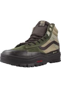 Vans - Buty VANS MTE SK8-HI GORE-TEX IN Zielony. Kolor: zielony. Materiał: tkanina, gore-tex, skóra. Technologia: Gore-Tex. Model: Vans SK8. Sport: turystyka piesza #1