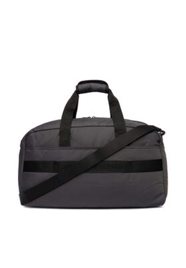 TOMMY HILFIGER - Tommy Hilfiger Torba weekendowa Th Repreve Duffle AM0AM14008 Szary. Kolor: szary. Materiał: materiał