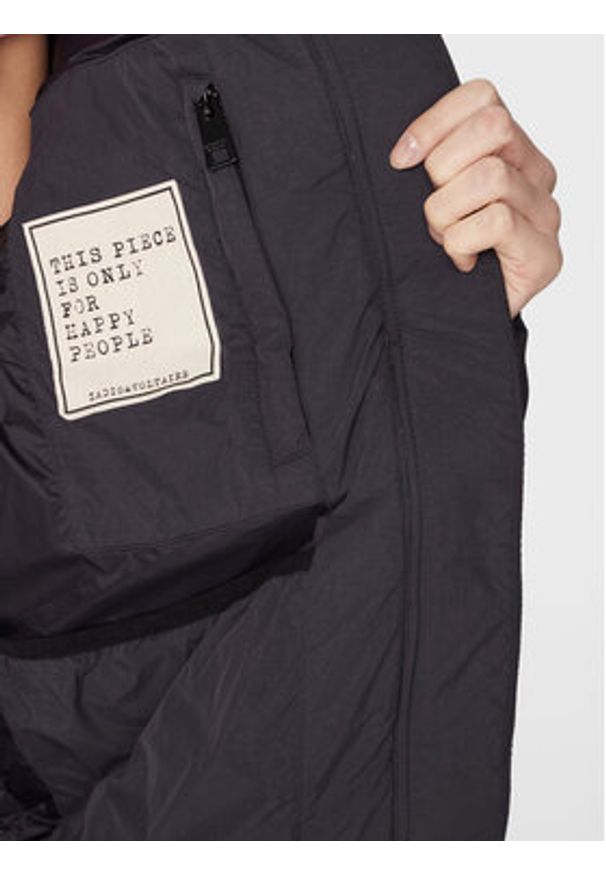 Zadig&Voltaire - Zadig & Voltaire Kurtka zimowa Kory WWOW00572 Czarny Regular Fit. Kolor: czarny. Materiał: syntetyk. Sezon: zima