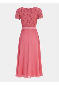 Swing Sukienka koktajlowa 5AG11100 Różowy Regular Fit. Kolor: różowy. Materiał: syntetyk. Styl: wizytowy