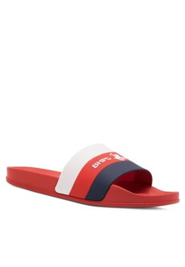 Beverly Hills Polo Club Klapki MP-CA23054-1C Czerwony. Kolor: czerwony. Materiał: guma