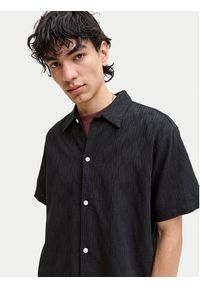 Jack & Jones Koszula Montauk 12293555 Czarny Relaxed Fit. Kolor: czarny. Materiał: bawełna #3