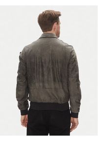 Aeronautica Militare Kurtka skórzana 251PN5047PL00300 Szary Regular Fit. Kolor: szary. Materiał: skóra #6