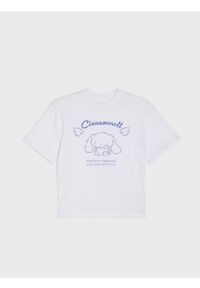 Sinsay - Bawełniana koszulka Cinnamoroll - biały. Kolor: biały. Materiał: bawełna #1
