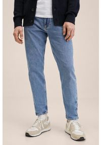 Mango Man jeansy Ben męskie. Kolor: niebieski #1