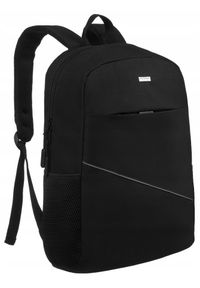 Plecak męski Peterson PTN 32702 czarny. Kolor: czarny. Materiał: poliester