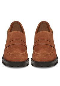 G-Star RAW - G-Star Raw Loafersy WI34-JANELLE-01 Brązowy. Kolor: brązowy. Materiał: skóra, zamsz #3