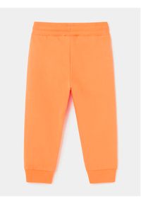 Mayoral Spodnie dresowe 711 Pomarańczowy Regular Fit. Kolor: pomarańczowy. Materiał: bawełna