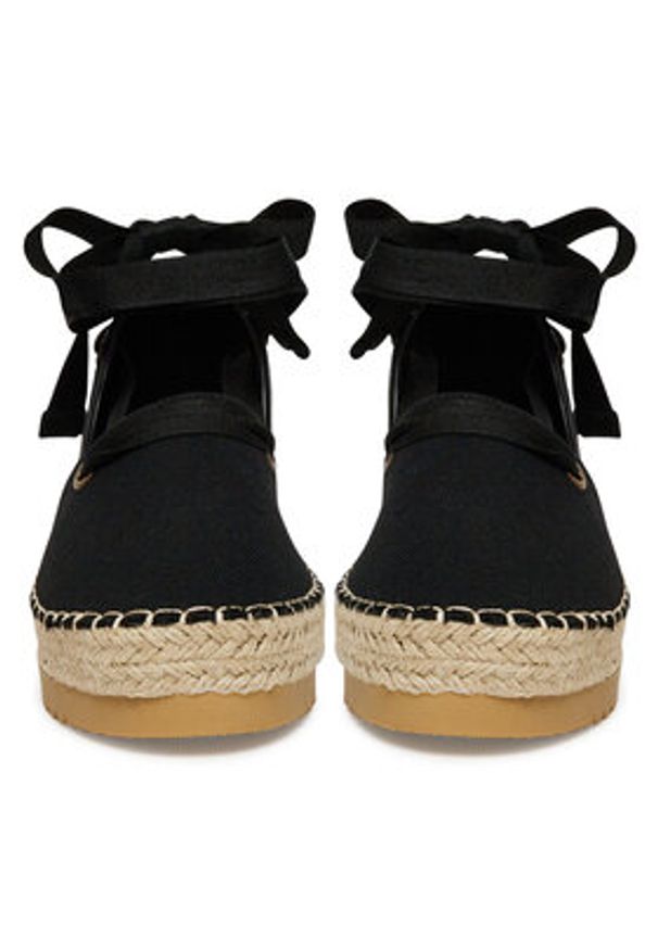DeeZee Espadryle ZYLS093 Czarny. Kolor: czarny. Materiał: syntetyk, materiał