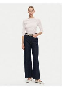 TOMMY HILFIGER - Tommy Hilfiger Bluzka New Cody WW0WW40589 Różowy Slim Fit. Kolor: różowy. Materiał: bawełna
