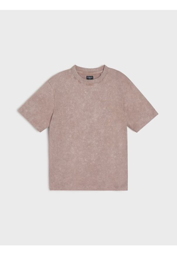 Sinsay - Bluza z efektem sprania - beżowy. Kolor: beżowy