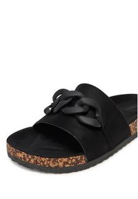 DeeZee Klapki WSLS19-20 Czarny. Kolor: czarny. Materiał: materiał #2