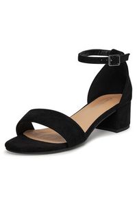 Clara Barson Sandały WS24037-02 Czarny. Kolor: czarny. Materiał: materiał