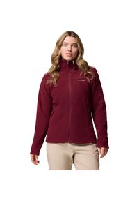 columbia - Polar turystyczny damski Fast Trek II Jacket. Kolor: czerwony. Materiał: poliester. Sport: turystyka piesza