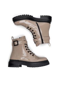 DeeZee Trzewiki WS13512-01 Beżowy. Kolor: beżowy. Materiał: skóra #3