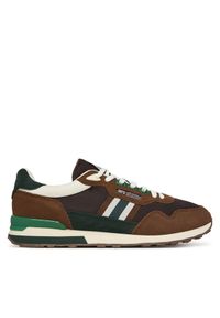 Sneakersy Pepe Jeans. Kolor: brązowy